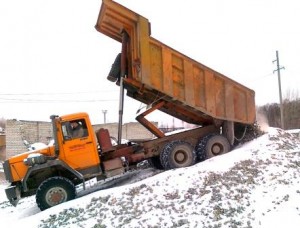 Аренда самосвала, вывоз снега